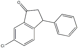 6-氯-3-苯基茚满-1-酮 结构式