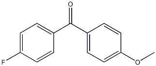 4-氟-4'-甲氧基二苯酮 结构式