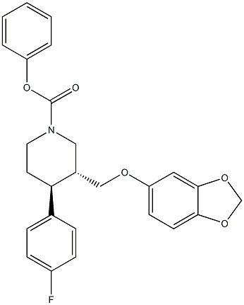 帕罗西汀杂质23 结构式