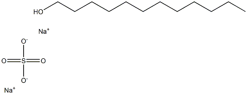 月桂醇醚硫酸钠 结构式