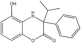 5-HYDROXY-3-ISOPROPYL-3-PHENYL-3,4-DIHYDRO-BENZO[1,4]OXAZIN-2-ONE 结构式