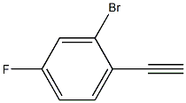 1-BROMO-2-ETHYNYL-5-FLUORO-BENZENE 结构式