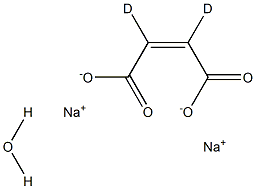 SODIUM MALEATE-2,3-D2 HYDRATE 结构式