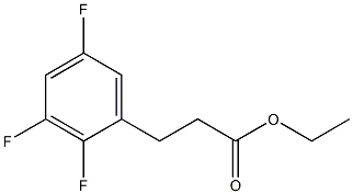 3-(2,3,5-TRIFLUORO-PHENYL)-PROPIONIC ACID ETHYL ESTER 结构式