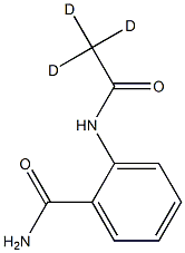 2-(ACETAMIDO-2,2,2-D3)BENZAMIDE 结构式