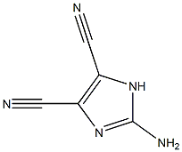 4,5-二氰基-2-氨基咪唑 结构式