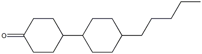 4-(4Pentylcyclohexyl)Cyclohexanone 结构式