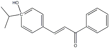 4Isopropyl-4-HydroxyChalcone 结构式