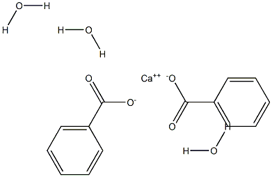 Calcium benzoate trihydrate 结构式