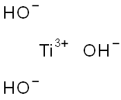 Titanium(III) hydroxide 结构式