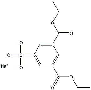 间苯二甲酸二乙酯-5-磺酸钠 结构式