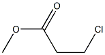 3-氯丙酸甲酯 结构式