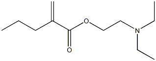 二乙基氨基甲基丙烯酸乙酯 结构式