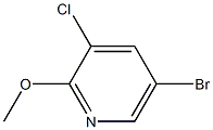 2-甲氧基-3-氯-5-溴吡啶 结构式