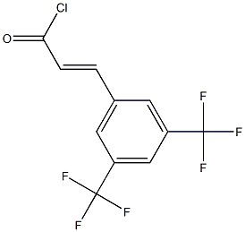 3,5-双三氟甲基肉桂酰氯 结构式