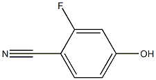 2-氟-4-羟基苯基氰 结构式