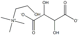 DL-重酒石酸胆碱 结构式
