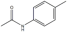 4-乙酰氨基甲苯 结构式