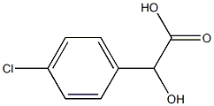 D-对氯扁桃酸 结构式