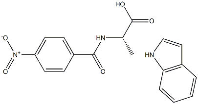 N-(4-硝基苯甲酰基)-Β-丙氨酸 结构式