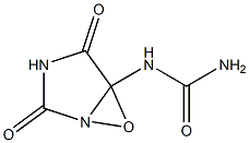 (2,5-三氧代-4-咪唑烷基)脲 结构式
