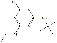 N2-特丁基-N4-乙基-6-氯-1,3,5-三嗪-2,4-二胺 结构式