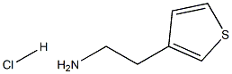 3-(2-AMINOETHYL)THIOPHENEHCL 结构式