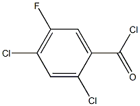 2,4-dichloro-5-fluorobnezoyl chloride 结构式