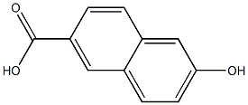 2-hydroxy-6-naphthalenoic acid 结构式