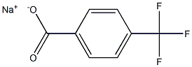 Sodium 4-(trifluoromethyl)benzoate 10% solution 结构式