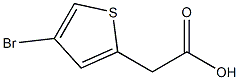 (4-Bromothien-2-yl)acetic acid 结构式