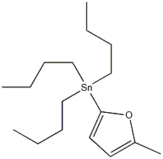 2-Methyl-5-(tributylstannyl)furan 结构式