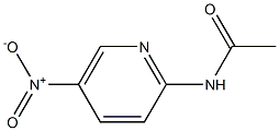 2-ACETAMINO-5-NITROPYRIDINE 结构式