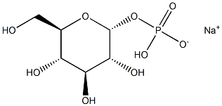 A-D-GLUUCOSE-1-PHOSPHATE MONOSODIUM SALT 结构式