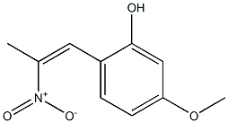 1-(2-HYDROXY-4-METHOXYPHENYL)-2-NITROPROPENE 结构式