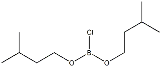 氯化二(異戊氧)硼 结构式