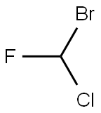 氟氯溴甲烷 结构式