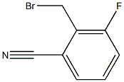 2-Bromomethyl-3-Fluorobenzonitrile 结构式