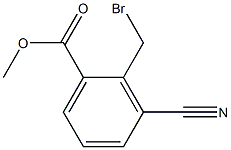 Methyl 2-(Bromomethyl)-3-Cyanobenzoate 结构式