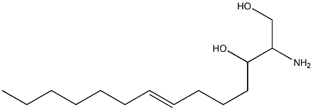 2-aminotetradec-7-ene-1,3-diol 结构式