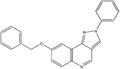 8-(benzyloxy)-2-phenylpyrazolo(4,3-c)quinoline 结构式