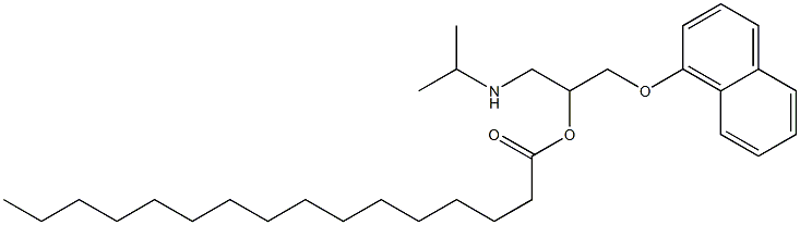 palmitoyl propranolol 结构式