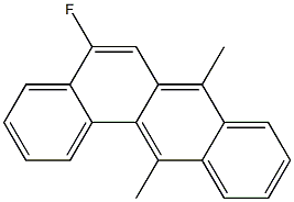 fluoro-7,12-dimethylbenz(a)anthracene 结构式