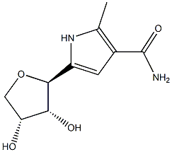 5-beta-erythrofuranosyl-2-methylpyrrole-3-carboxamide 结构式