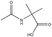 alpha-(N-acetylamino)isobutyric acid 结构式