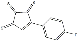 4-(4-fluorophenyl)-1,3-dithia-2-thioxocyclopent-4-ene 结构式