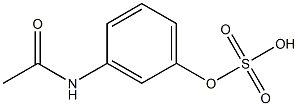 3-acetylaminophenyl sulfate 结构式