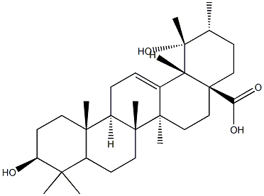 19-hydroxyursolic acid 结构式