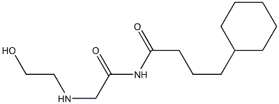 cyclohexylbutanoyl-N-hydroxyethylglucamide 结构式