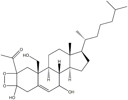 peracetylcholest-5-en-3,7,19-triol 结构式